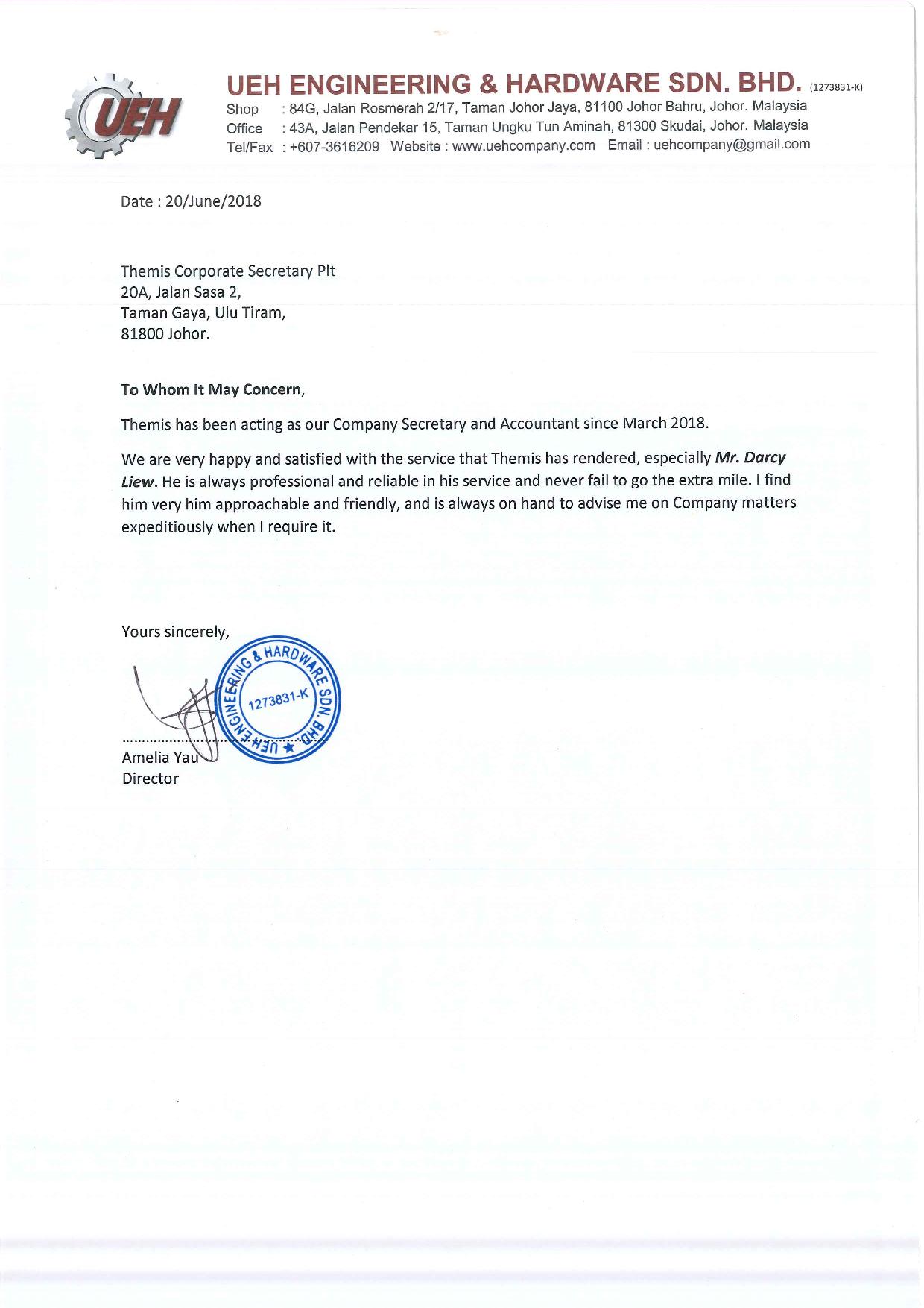 UEH Engineering & Hardware Sdn Bhd UEH Engineering & Hardware Sdn Bhd